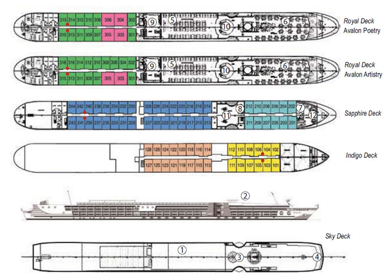 Artistry, Poetry deckplan